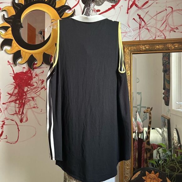 Maloka Black and White Abstract Blouse Small - Picture 9 of 15